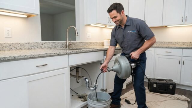 drain cleaning service, unclog drain, clogged sink, hydro jetting, sewer line cleaning, rooter service, emergency drain unclogging, PlumbConnect